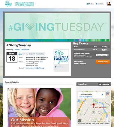 Children & Families First - Giving Tuesday. thumbnail