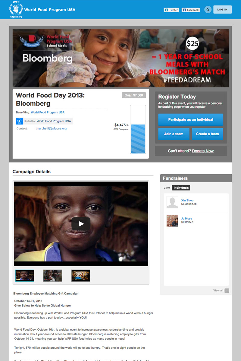 World Food Program - World Food Day screenshot
