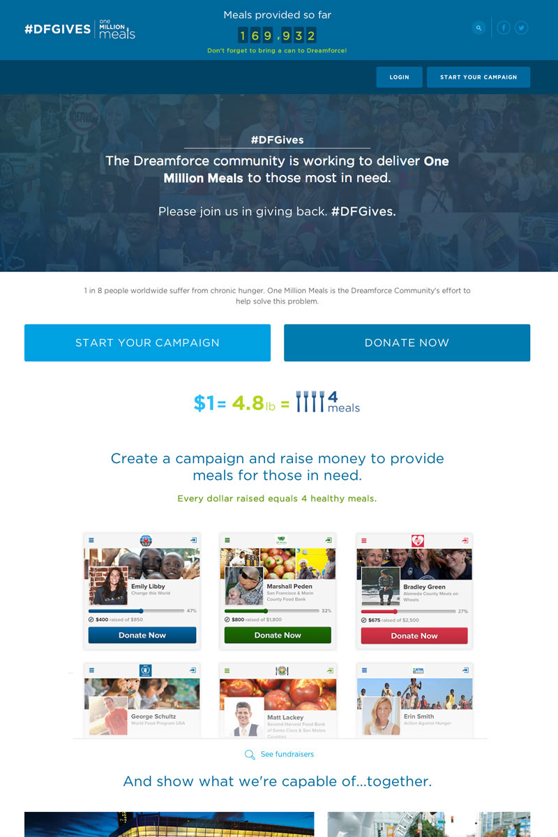 Salesforce.com Foundation screenshot