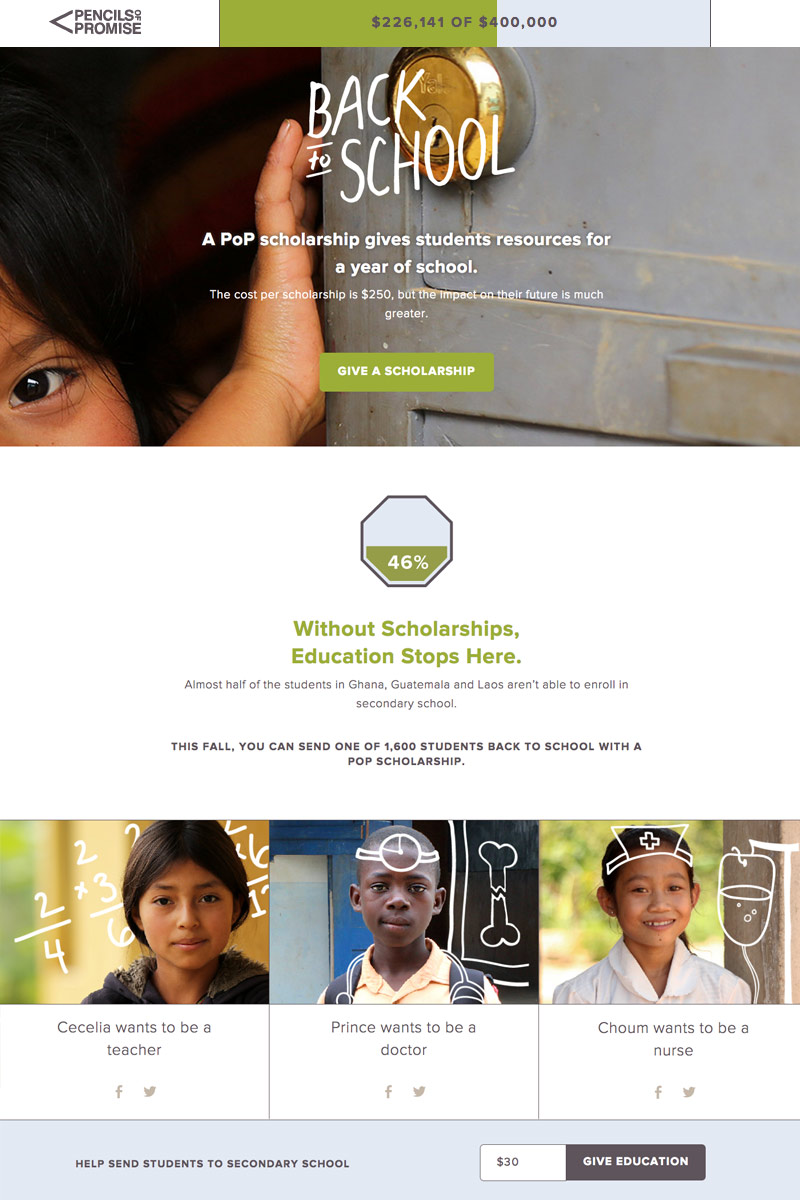 Pencils of Promise screenshot
