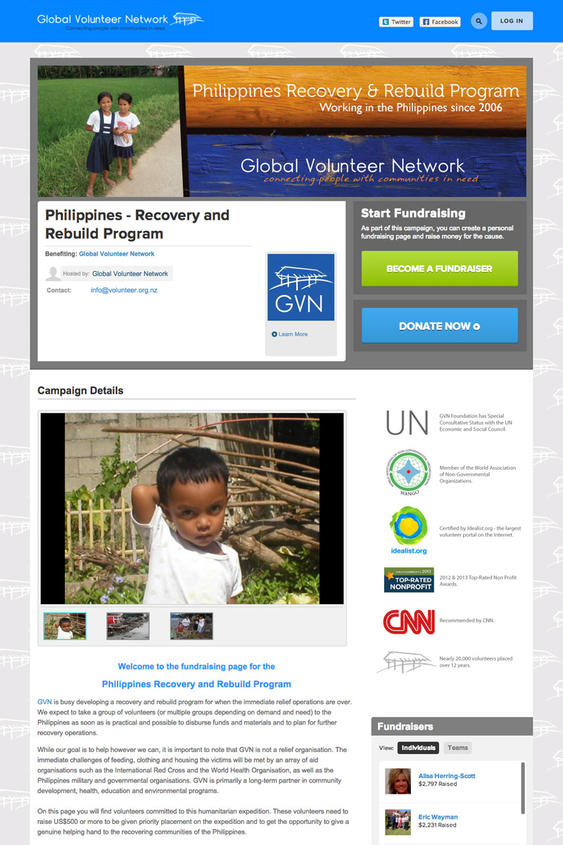 GVN - Philippines Recovery and Rebuild Program screenshot