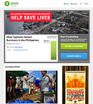 Disaster Relief Fundraising Classy