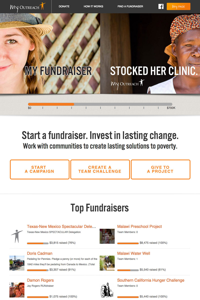 Outreach International screenshot